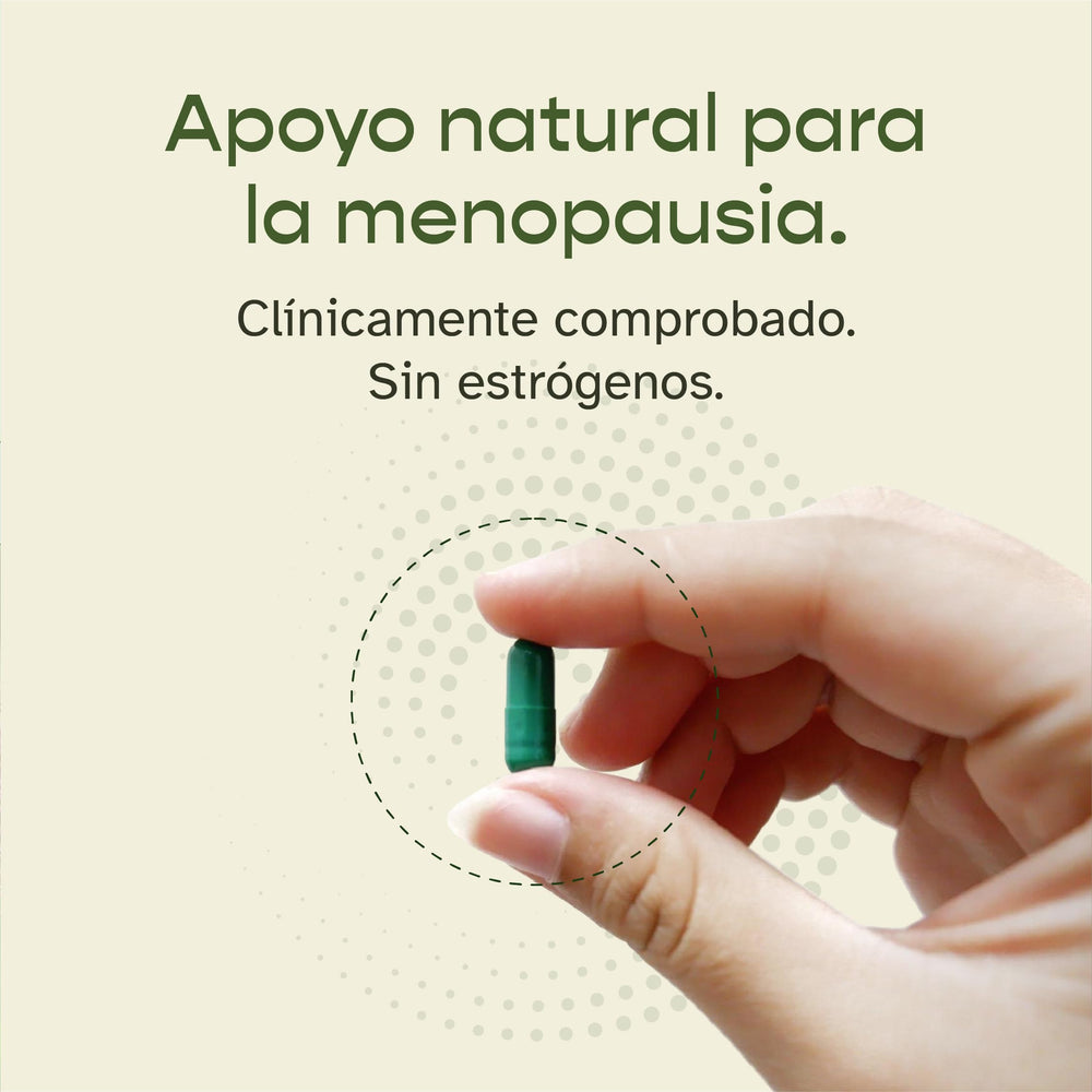 Szio+ UTIVA Menopause Relief capsules closeup emphasizes plant-based, vegan ingredients.