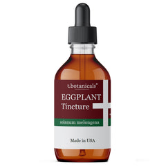 t.botanicals eggplant tincture bottle for skin care on discolored areas