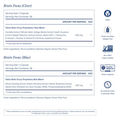 TAHIRO Brain Focus individual packets arranged for portability