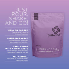 Tailwind Endurance Fuel bottle with mixed drink delivering hydration on the go