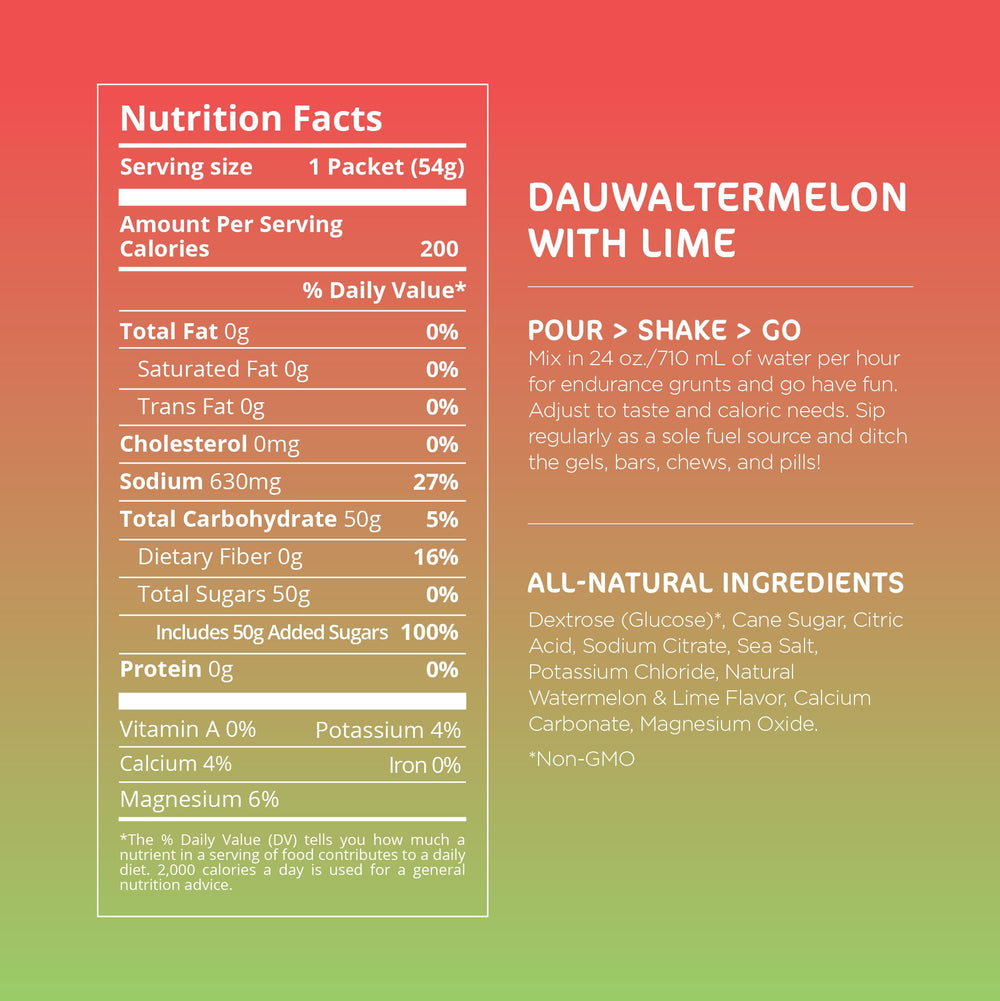 Dauwaltermelon flavor of Tailwind Endurance Fuel for refreshing sessions
