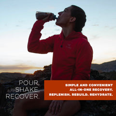Tailwind Nutrition Recovery Mix strawberry flavor powder for refreshing recovery