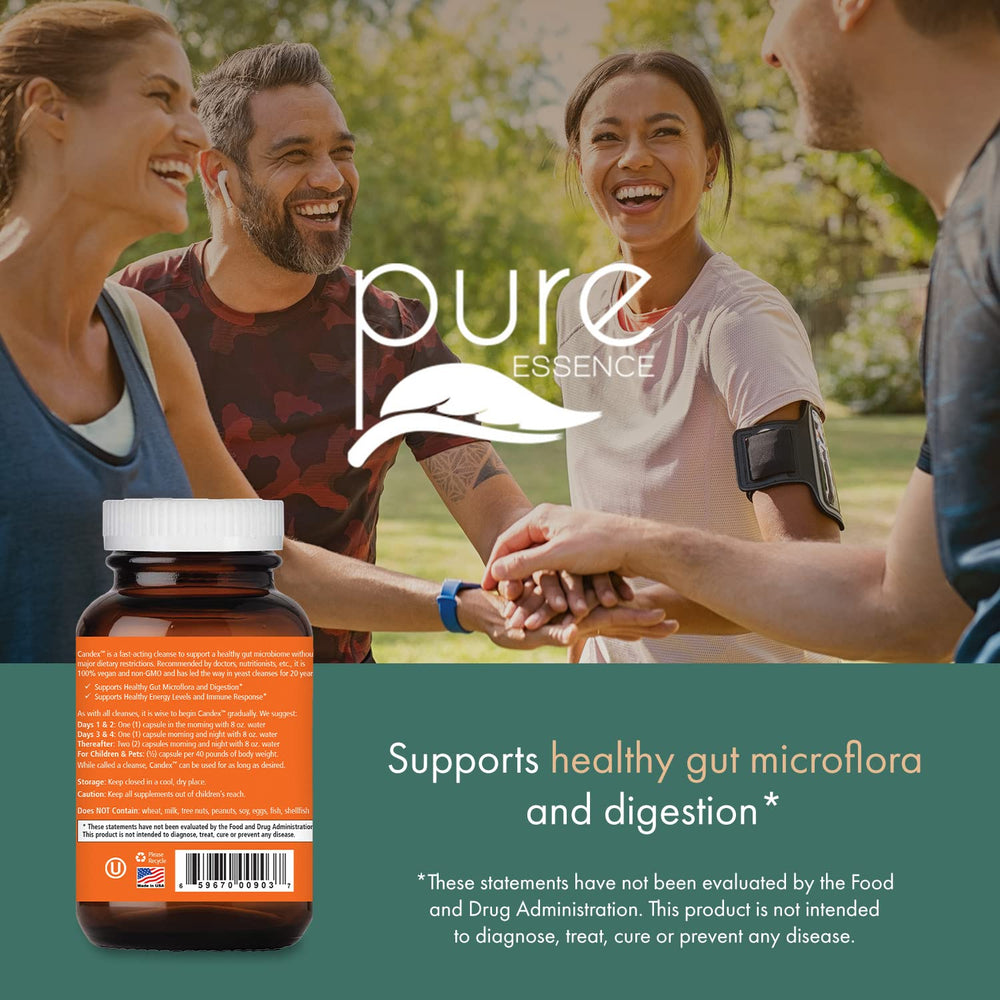 Person taking Pure Essence Candex between meals as part of a routine