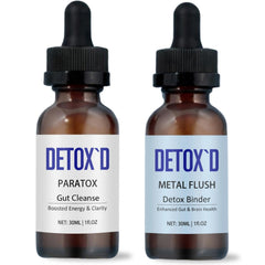 TakTuqa DETOXD bottle front view emphasizes herbal drops for easy daily digestive support.