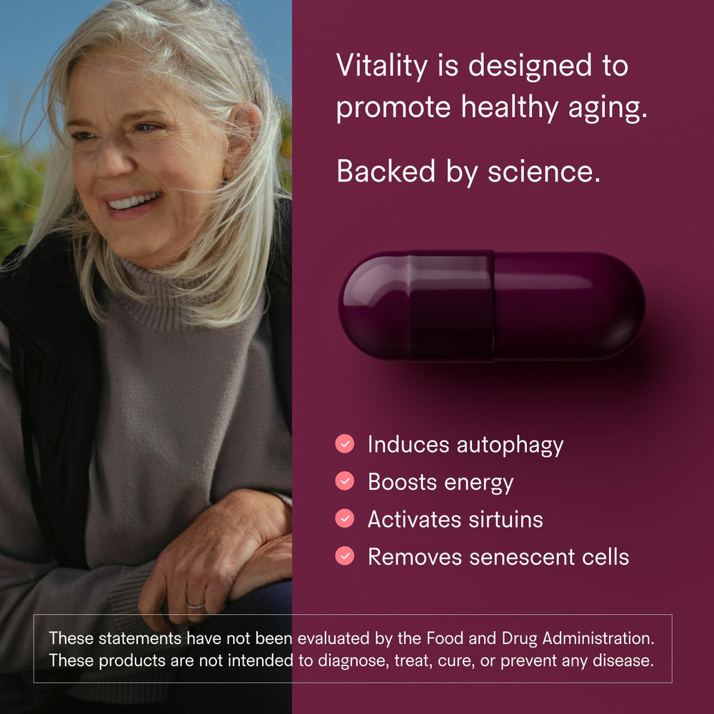 Tally Health capsules arranged to highlight spermidine blend for healthy aging support.