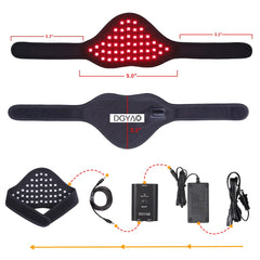 Talsafe neck wrap with SMD design showing integrated three-light source for efficient therapy.