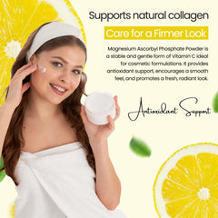 MAP powder in a DIY serum setup demonstrates formulation convenience.