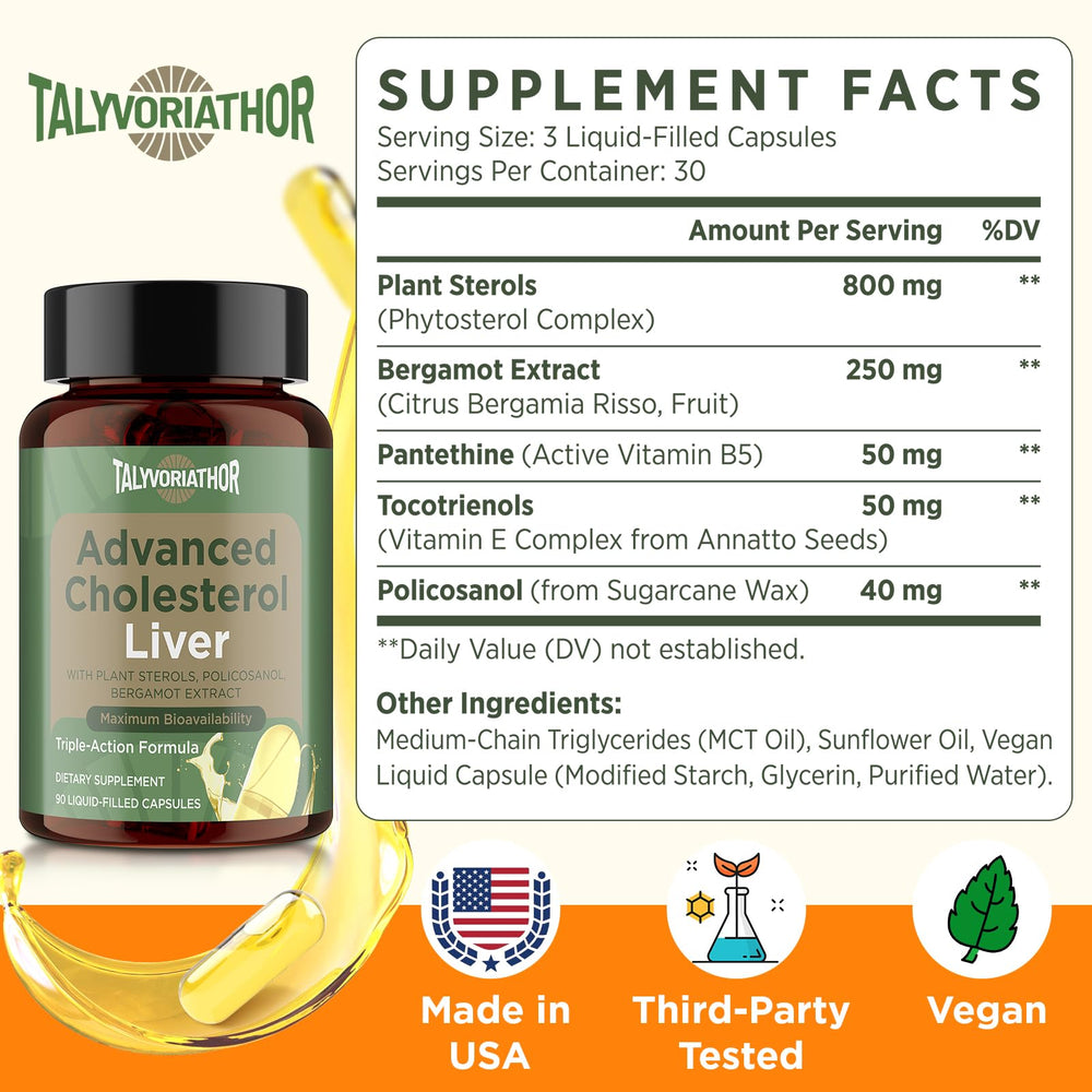 Talyvoriathor bergamot extract oil drops for fat-soluble delivery.