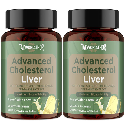 Talyvoriathor bottle with the advanced cholesterol formula for better absorption.