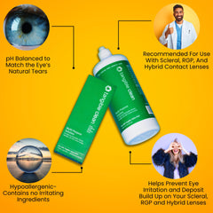 Tangible Clean soft-lenses provides a comfortable cleaning routine.