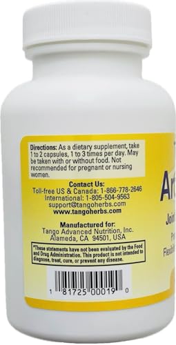 Tango ArthriPhase capsules close-up for easy daily use.