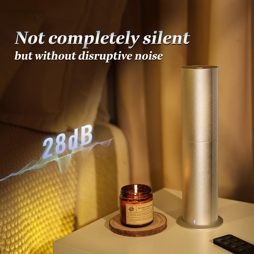 TANOXI nebulization technology visual showing pure essential oil diffusion.