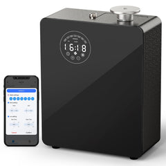 TANOXI HVAC waterless diffuser mounted on wall delivering even scent across large spaces.