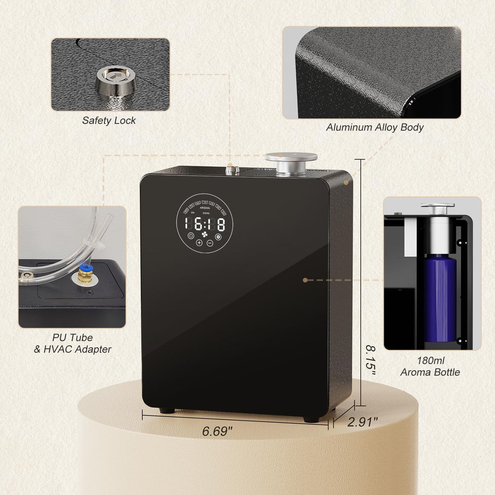 TANOXI diffuser covers up to 3000 sq ft for large rooms.
