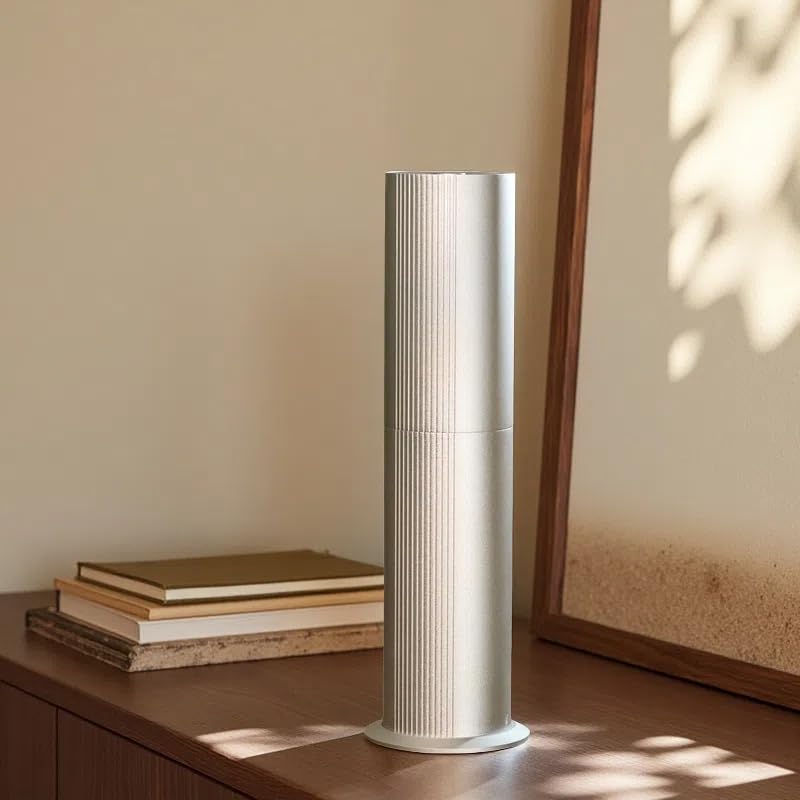 TANOXI waterless diffuser in silver, front view delivers a clean, modern scent solution.