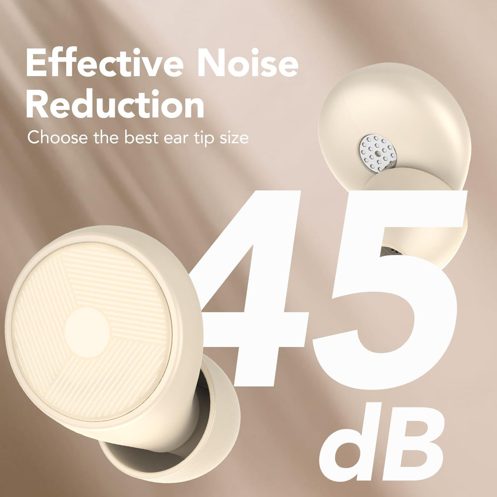 Taopodo earplugs with eight tip sizes for a precise, comfortable fit