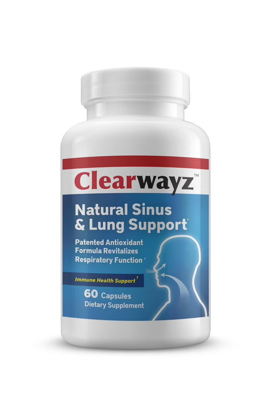 Targeted Medical Pharma Clearwayz bottle supports open airways and mucus reduction.