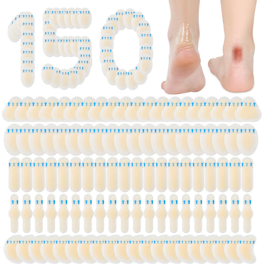 Tarpop 150-pcs blister bandages pack for foot protection and quick relief