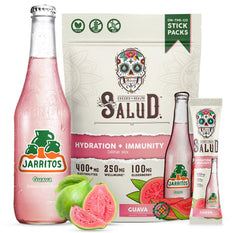 Taste Salud Jarritos hydration packets for on-the-go workouts.