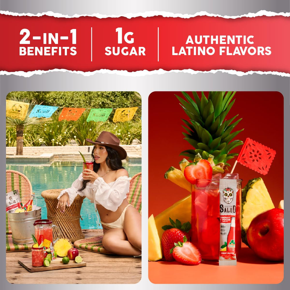 Taste Salud Jarritos 2-in-1 powder serving on-the-go for focus during workouts
