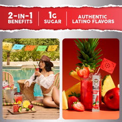 Taste Salud Jarritos 2-in-1 powder serving on-the-go for focus during workouts