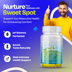 Taste the Sweet Spot Pineapple Probiotics capsules shown for simple twice-daily use.