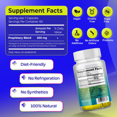 Taste the Sweet Spot Pineapple Probiotics cranberry image suggests tangy, refreshing notes.