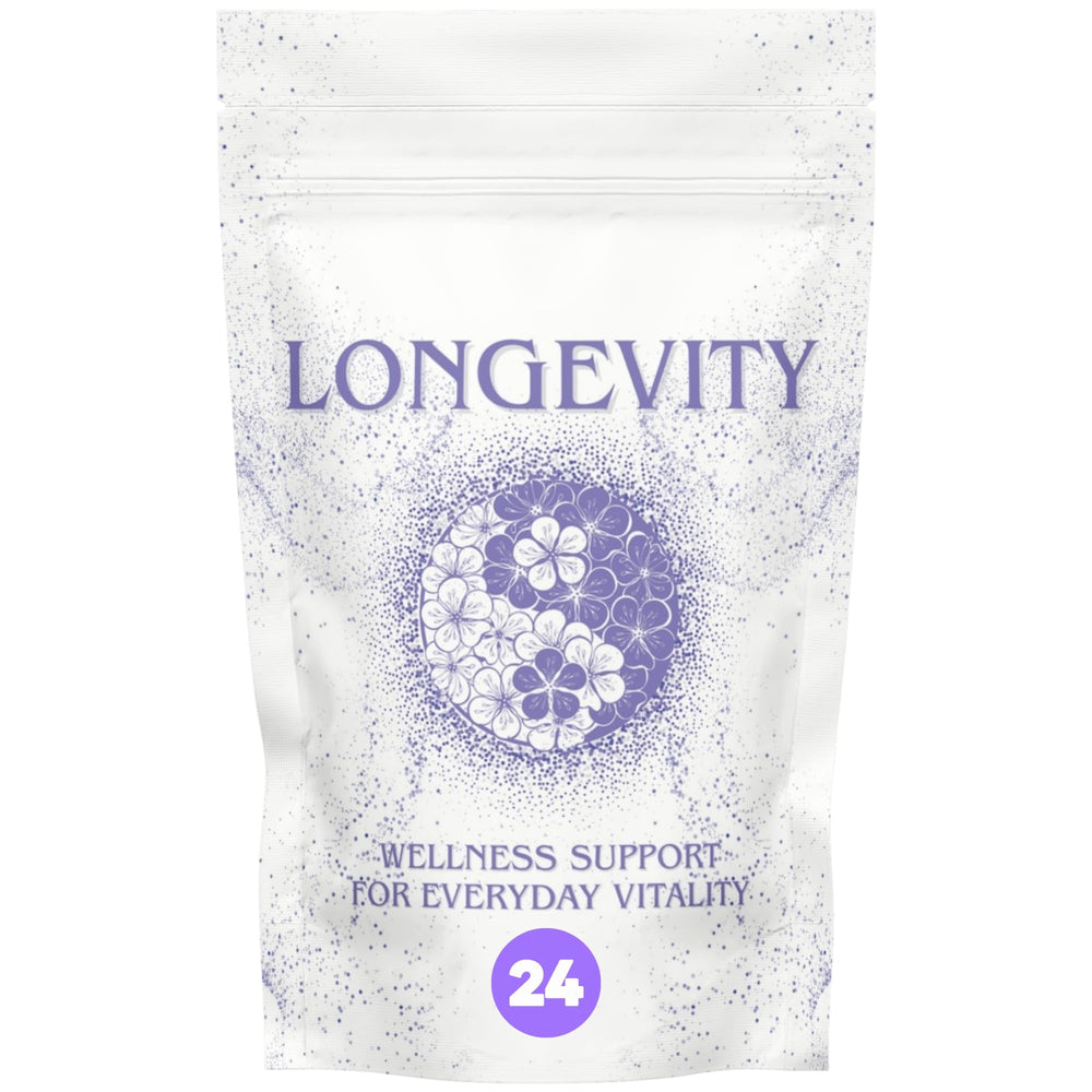 TAT2 Longevity patch on the back of the neck for daily balance and focus.