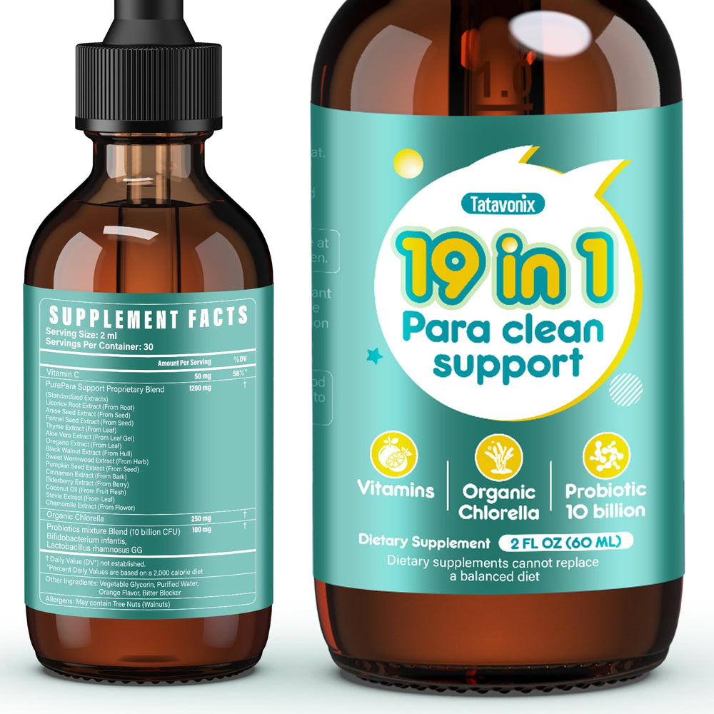 Tatavonix gut cleanse bottle drops support gentle digestion for the whole family