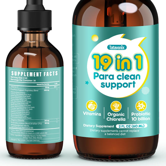 Tatavonix gut cleanse bottle drops support gentle digestion for the whole family