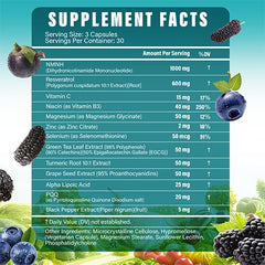 Tatavonix NMNH bottle and capsules emphasize energy-focused daily use potential.