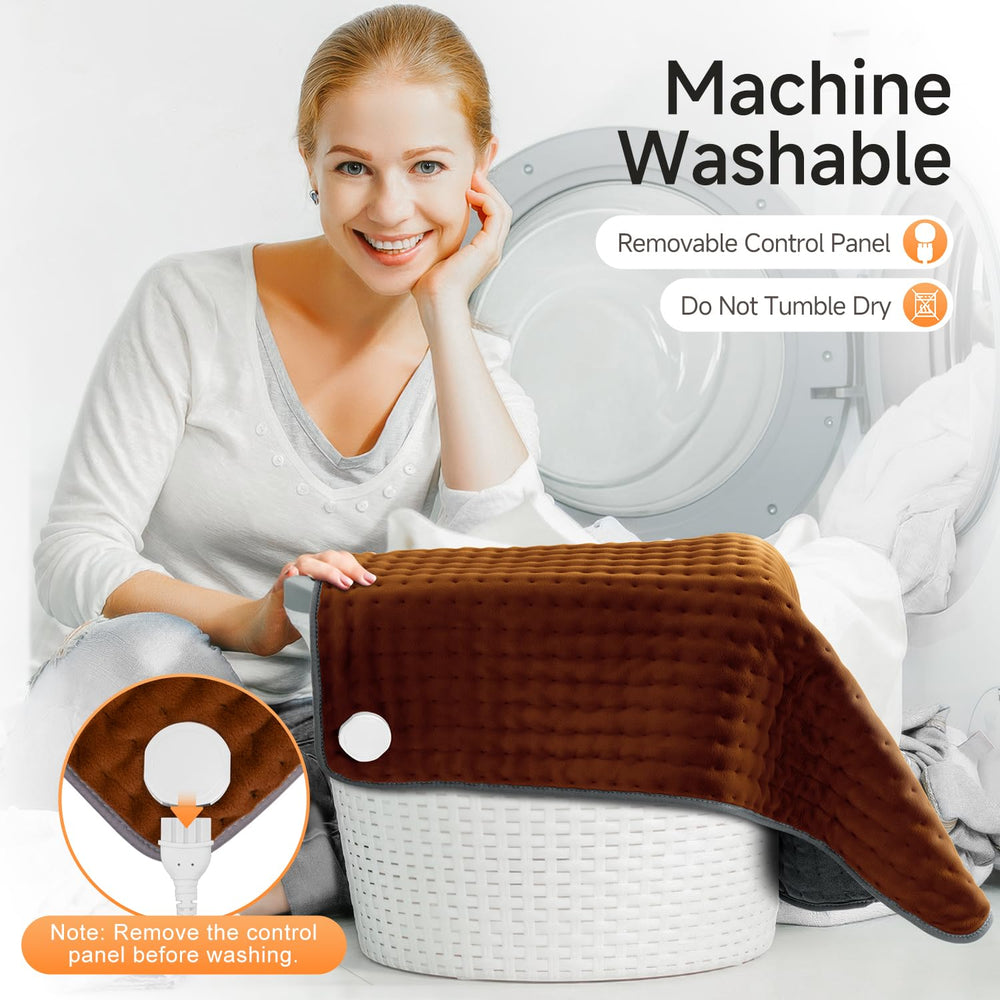 TATOWN XXXL heating pad is machine washable for easy care