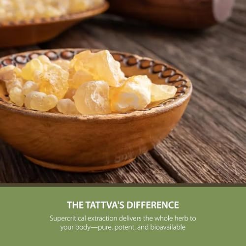 Tattva's Herbs Boswellia Serrata bottle emphasizes vegan, allergen-conscious packaging.