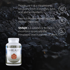 Tattva's Herbs Shilajit in Himalayan landscape offering natural energy support.