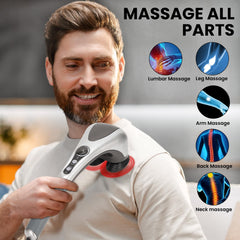 Taurus Dallas interchangeable attachments enable customized deep-tissue sessions