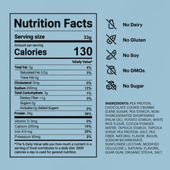 TB12 vegan pea protein bag front ready for on-the-go shakes.