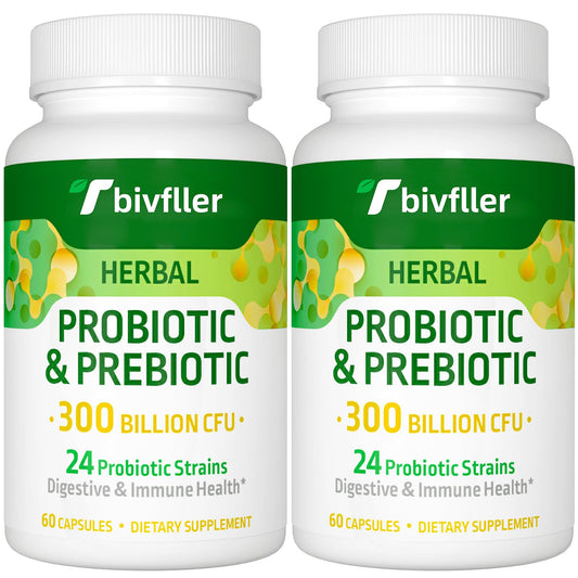 Tbivfller Probiotics bottle pour supports daily gut balance for on-the-go use.