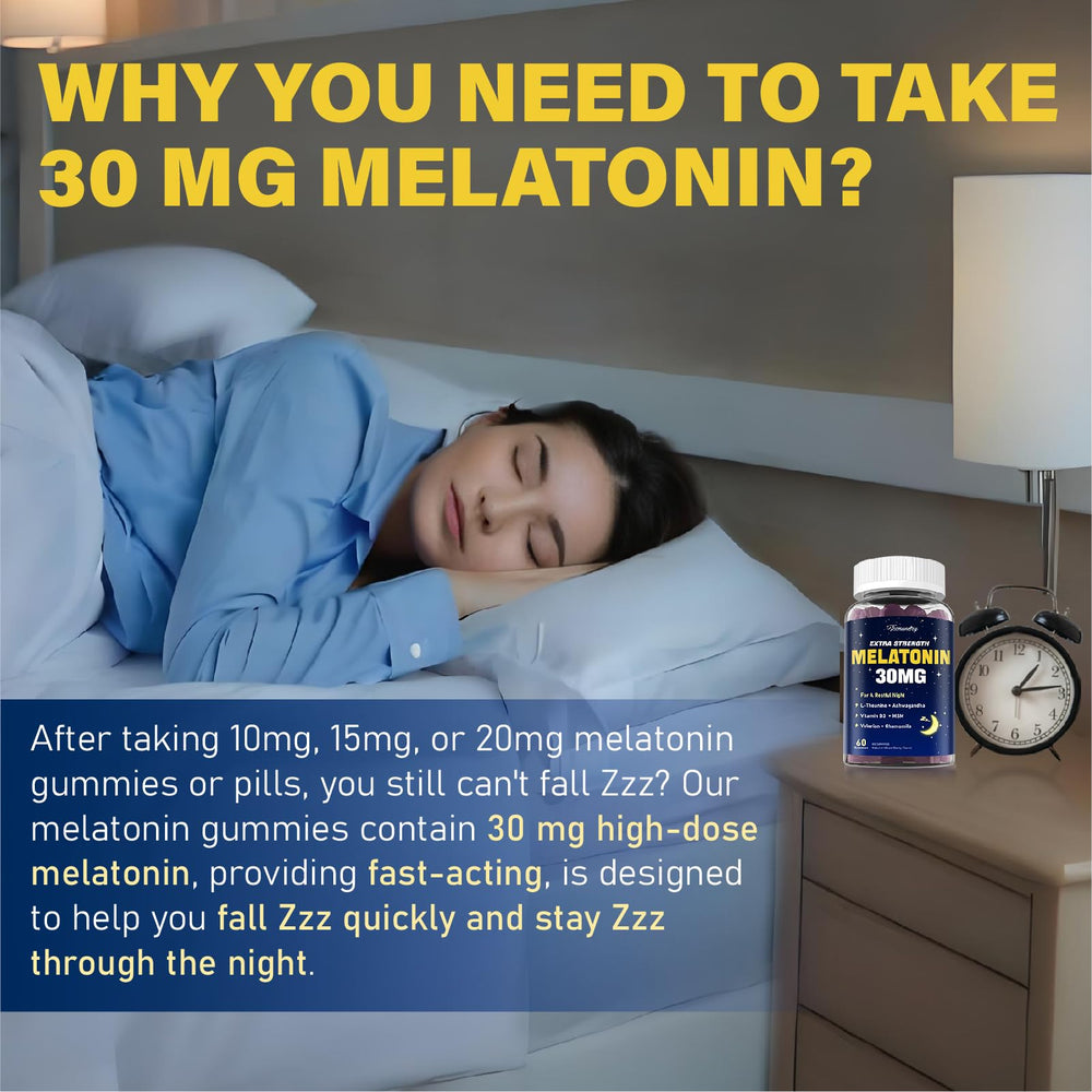 Tcemundry melatonin gummies on nightstand ready for bedtime unwind.