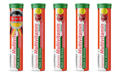 T&D German Multivitamin + Minerals pomegranate bottle for daily use.