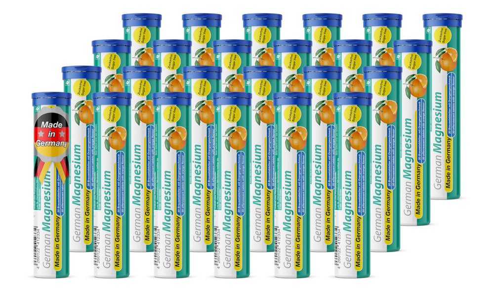 T&D Pharma German magnesium oxide tablet dissolving in water to support daily wellness
