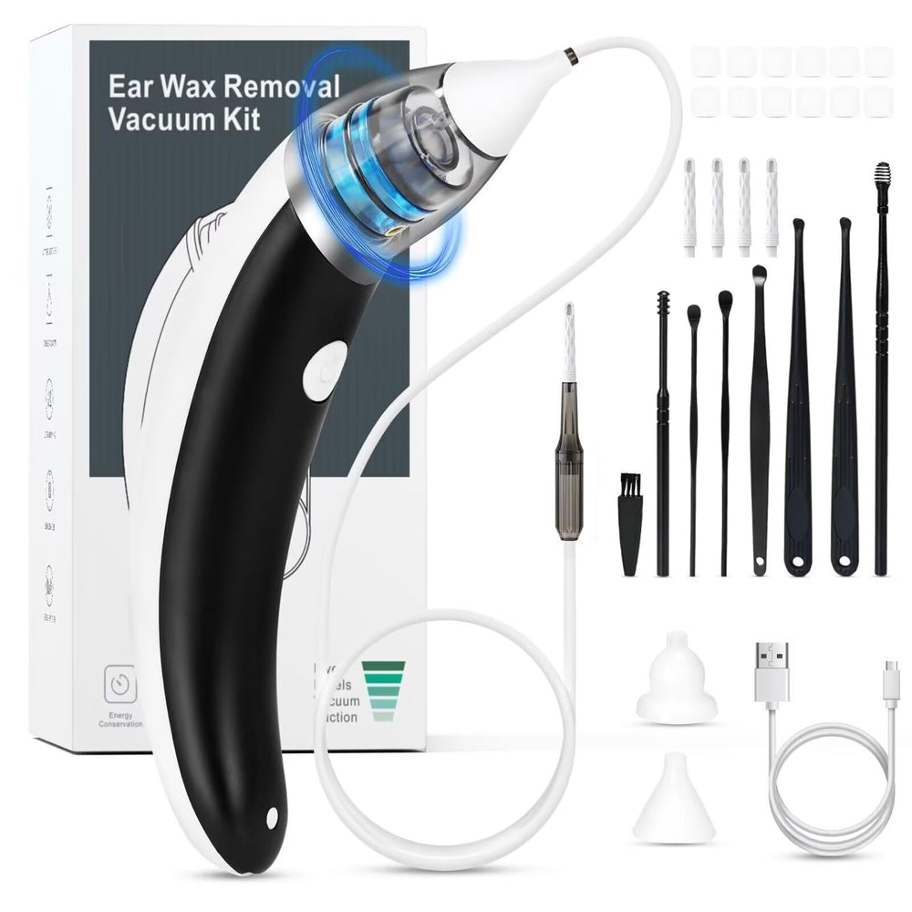 TEADZ ear vacuum cleaner in compact design for safe earwax removal.