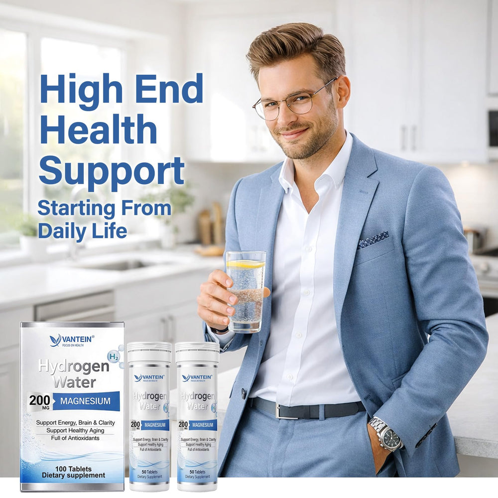 Two-bottle TEATTY H2 kit ready for home and gym use