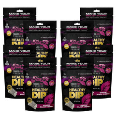 TeaZa Bangin' Black Cherry pouches pack for tobacco-free energy on the go