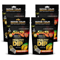 TeaZa Mango Habanero energy pouches pack with tropical flavor and bold hint