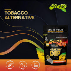 TeaZa Mango Habanero pouch closeup highlighting texture and ingredients