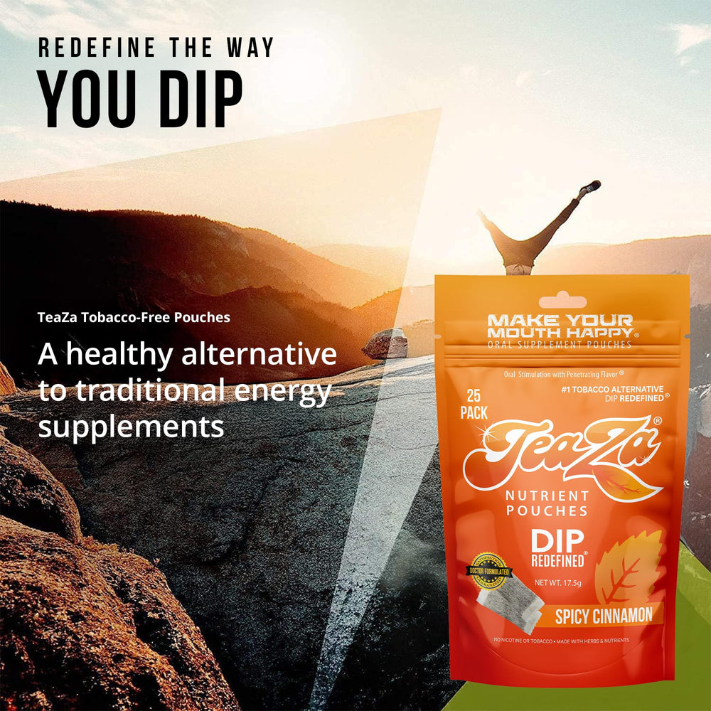 TeaZa outdoor-use dip alternative for on-the-go flavor.