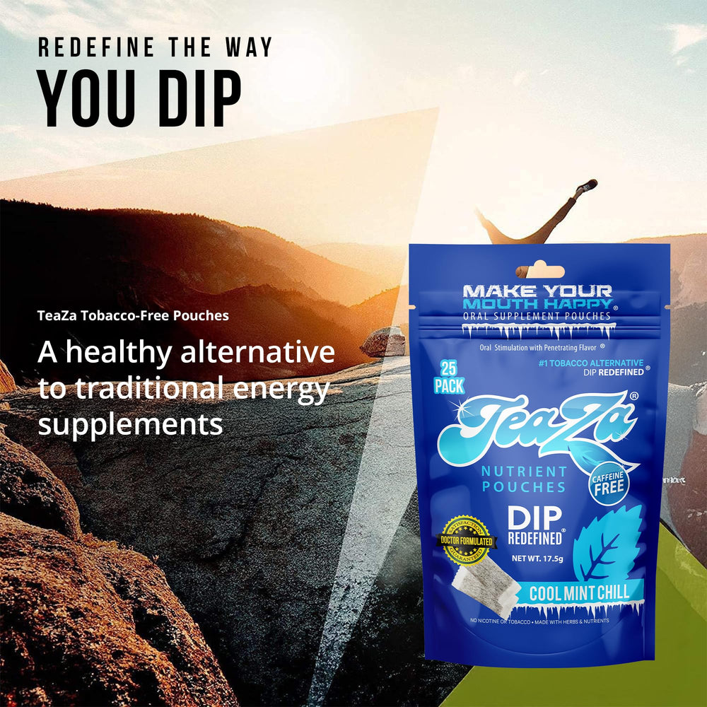 TeaZa mint aroma supports fresh breath during daily activities.