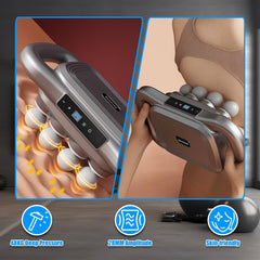 Technohom massage gun with 9 speeds and modes for customization