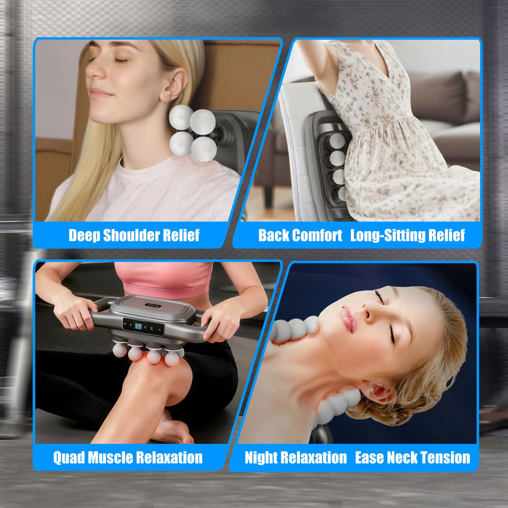 Technohom durable handheld massager suitable for gym, home, travel