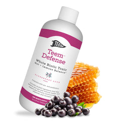 Teem Defense liquid probiotic with elderberry bottle for daily gut and immune routines